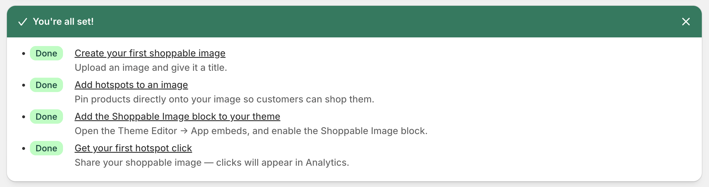 Onboarding Checklist