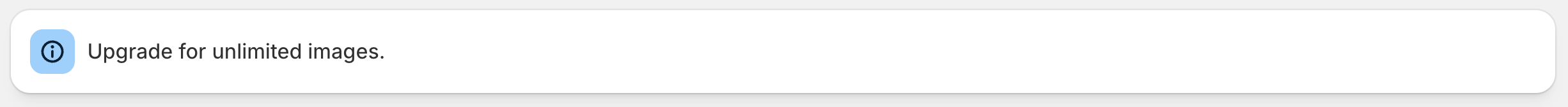 Aproaching Image Limit
