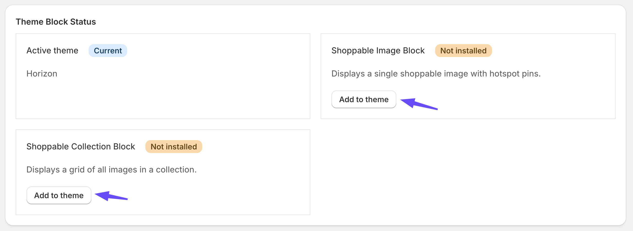 Quickly Add Theme Block